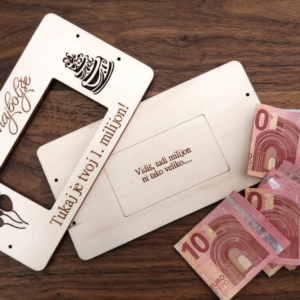 čestitka za denar milijon