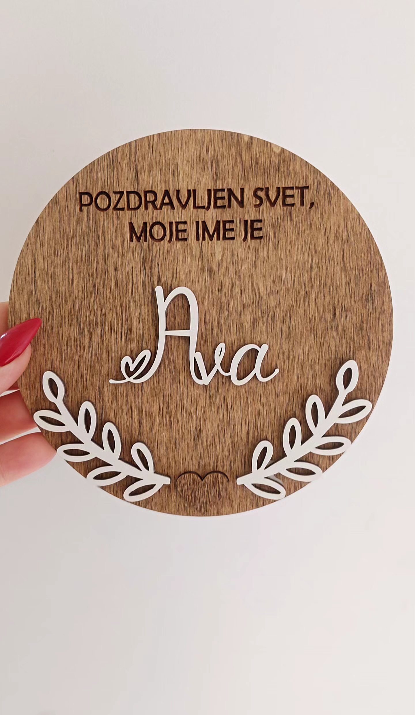 Oznanitvena kartica "Pozdravljen svet" 3 Oznanitvena kartica pozdravljen svet