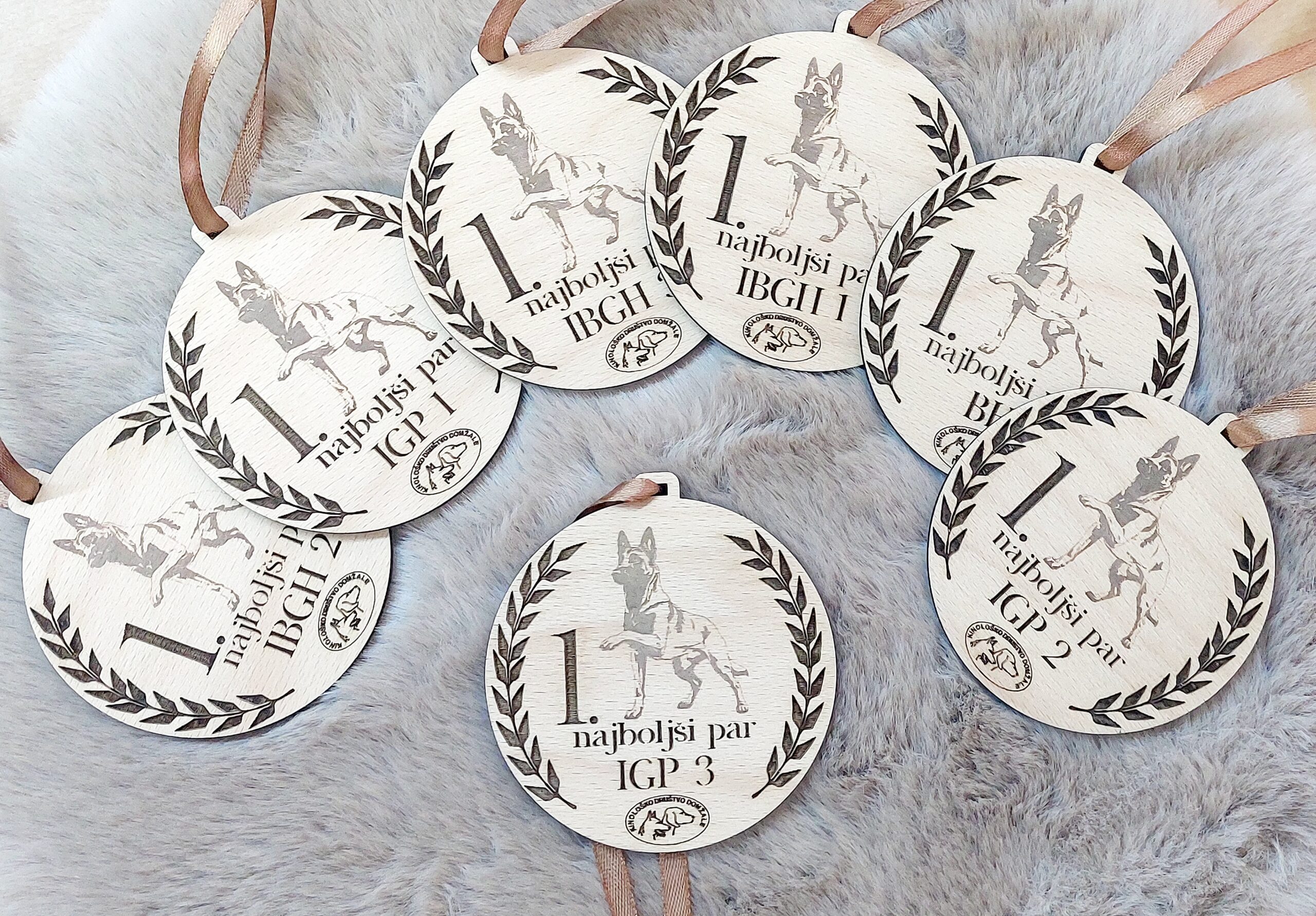 LESENE MEDALJE 9 lesene medalje